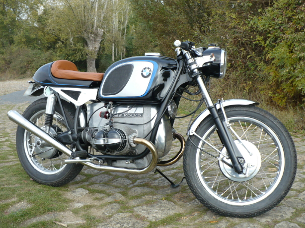 Café Racer BMW R60 Côté